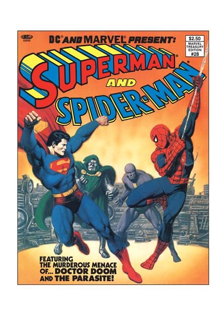 DC Comics, Inc. DC And Marvel Present Superman And Spider-Man (Marvel Treasury Edition #28) #1 Facsimile Edition Cover A John Romita Sr & Bob Larkin