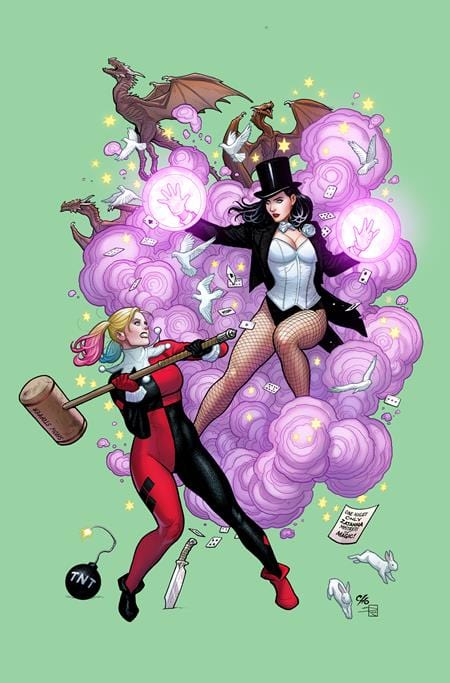 DC Comics, Inc. DC K.O. Harley Quinn vs Zatanna #1 Cover B Frank Cho Variant