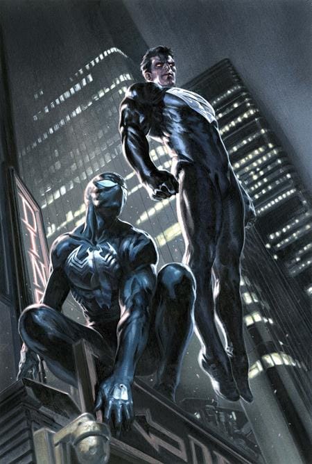 DC Comics, Inc. DC Marvel Superman Spider-Man #1 (One Shot) Cover G Gabriele Dell Otto Superman Black & Spider-Man Black Card Stock Variant