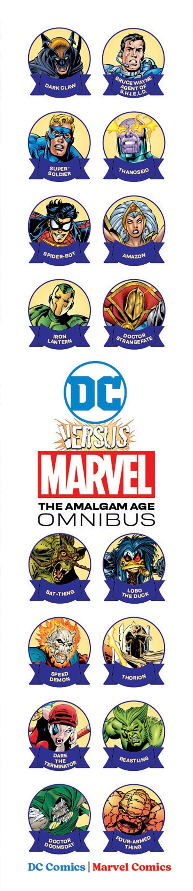 DC Comics, Inc. DC Versus Marvel: The Amalgam Age Omnibus Hardcover Dave Gibbons Cover