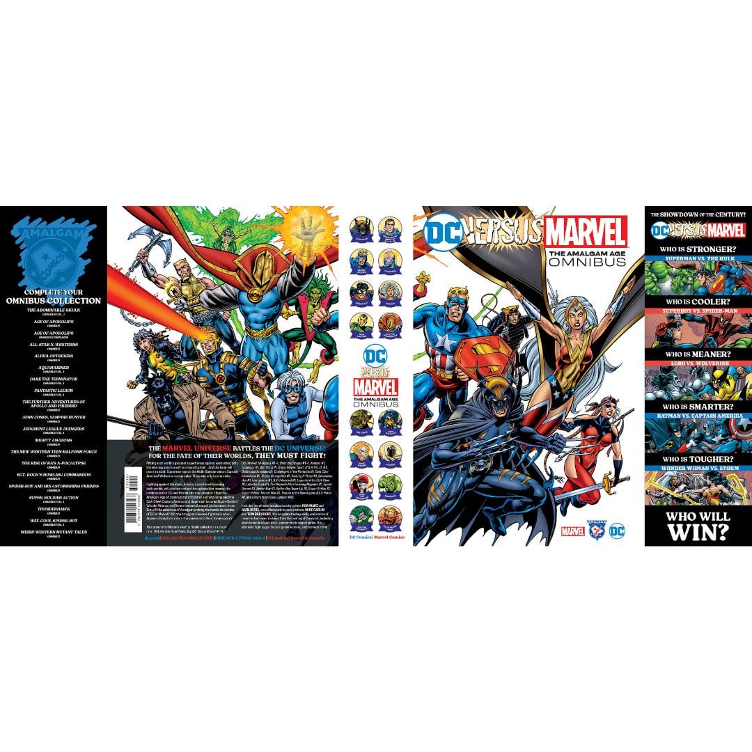 DC Comics, Inc. DC Versus Marvel: The Amalgam Age Omnibus Hardcover Dave Gibbons Cover