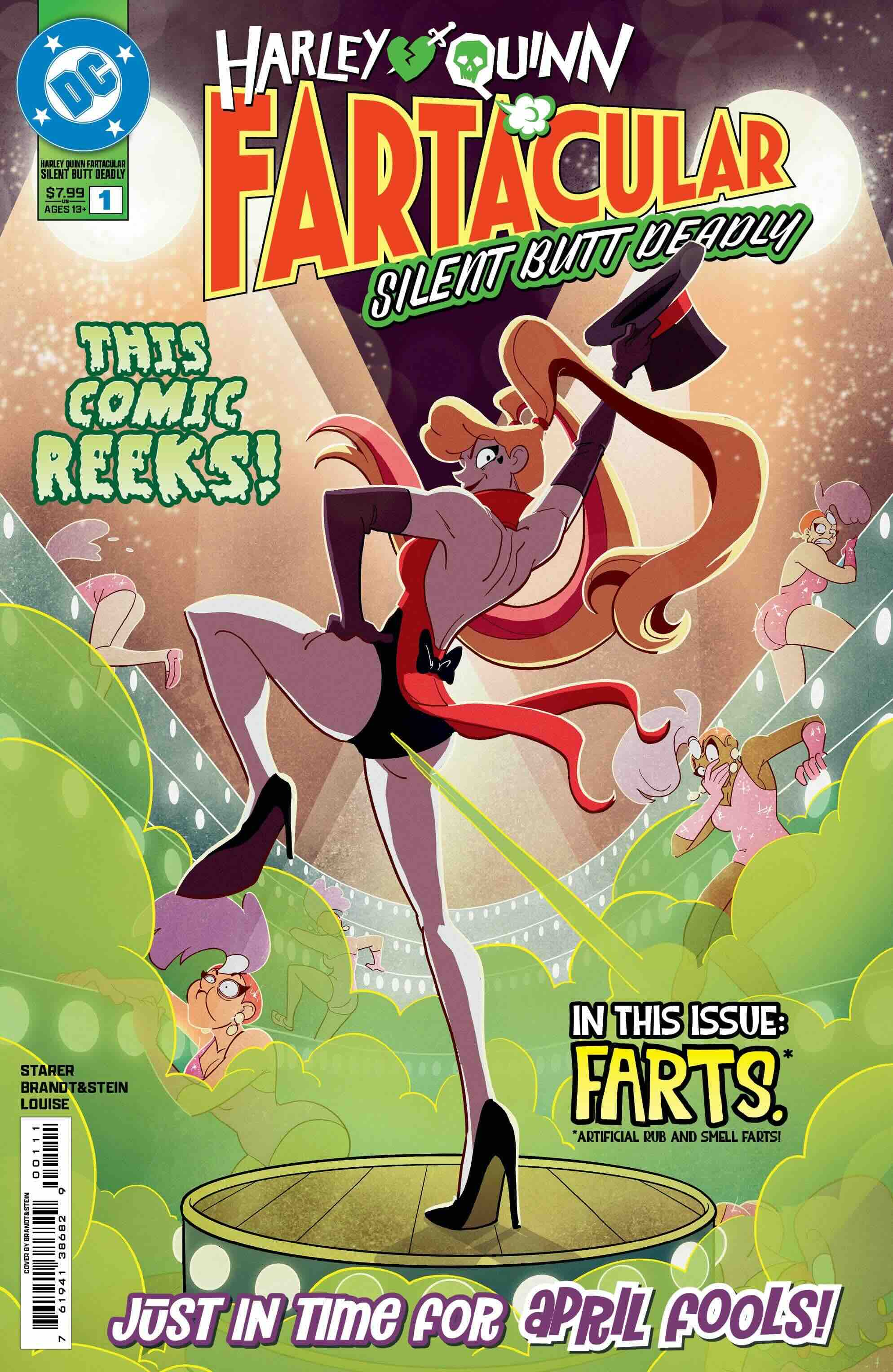 DC Comics, Inc. Harley Quinn Fartacular Silent Butt Deadly #1 (One Shot) Cover A Ted Brandt & Ro Stein