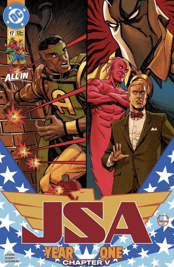 DC Comics, Inc. JSA #17 Cover A Dave Johnson JSA Year One: Chapter Five