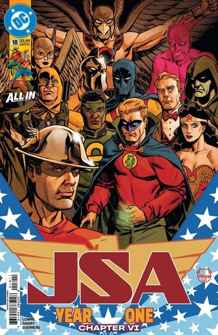 DC Comics, Inc. JSA #18 Cover A Dave Johnson JSA Year One: Chapter Six