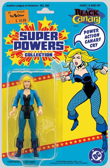 DC Comics, Inc. Justice League Of America #200 Facsimile Edition Cover B Jason Geyer & Alex Saviuk Black Canary Super Powers Action Figure Variant