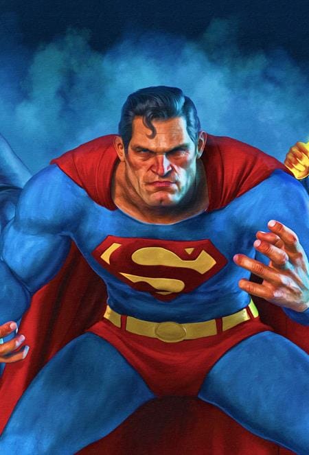 DC Comics, Inc. Justice League Unlimited #26 Cover C Mark Spears 3-Part Connecting Superman Card Stock Variant
