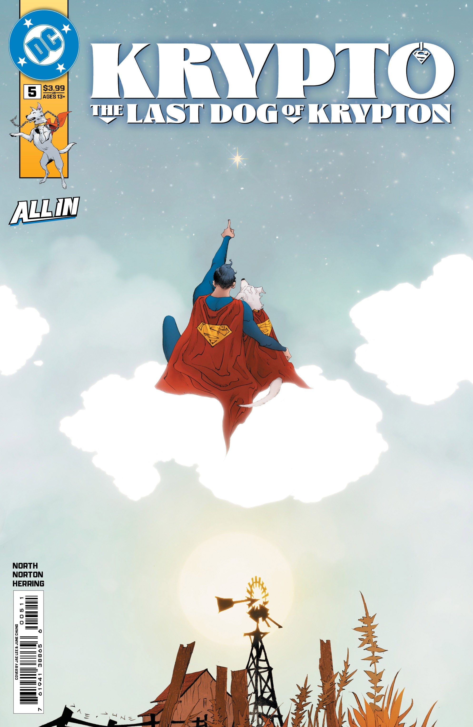 DC Comics, Inc. Krypto The Last Dog Of Krypton #5 Cover A Jae Lee