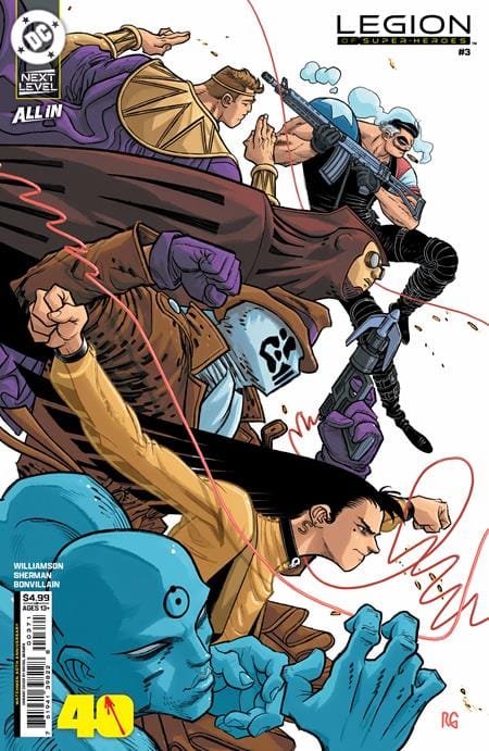 DC Comics, Inc. Legion of Super-Heroes #3 Cover F Rafael Grampa Watchmen 40th Anniversary Card Stock Variant