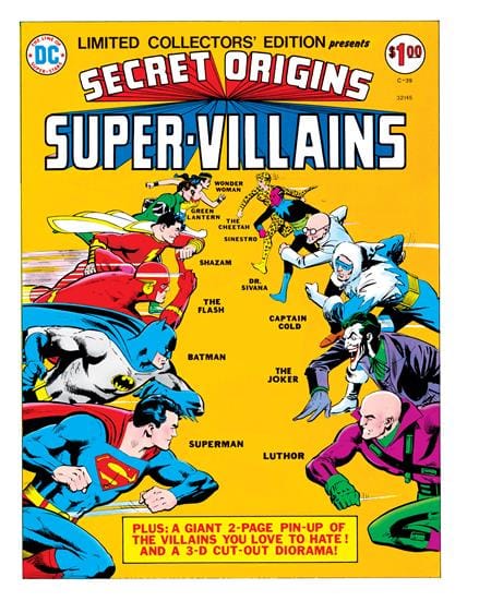 DC Comics, Inc. Limited Collectors Edition #39 Secret Origins Super-Villains Facsimile Edition Cover A Dick Giordano