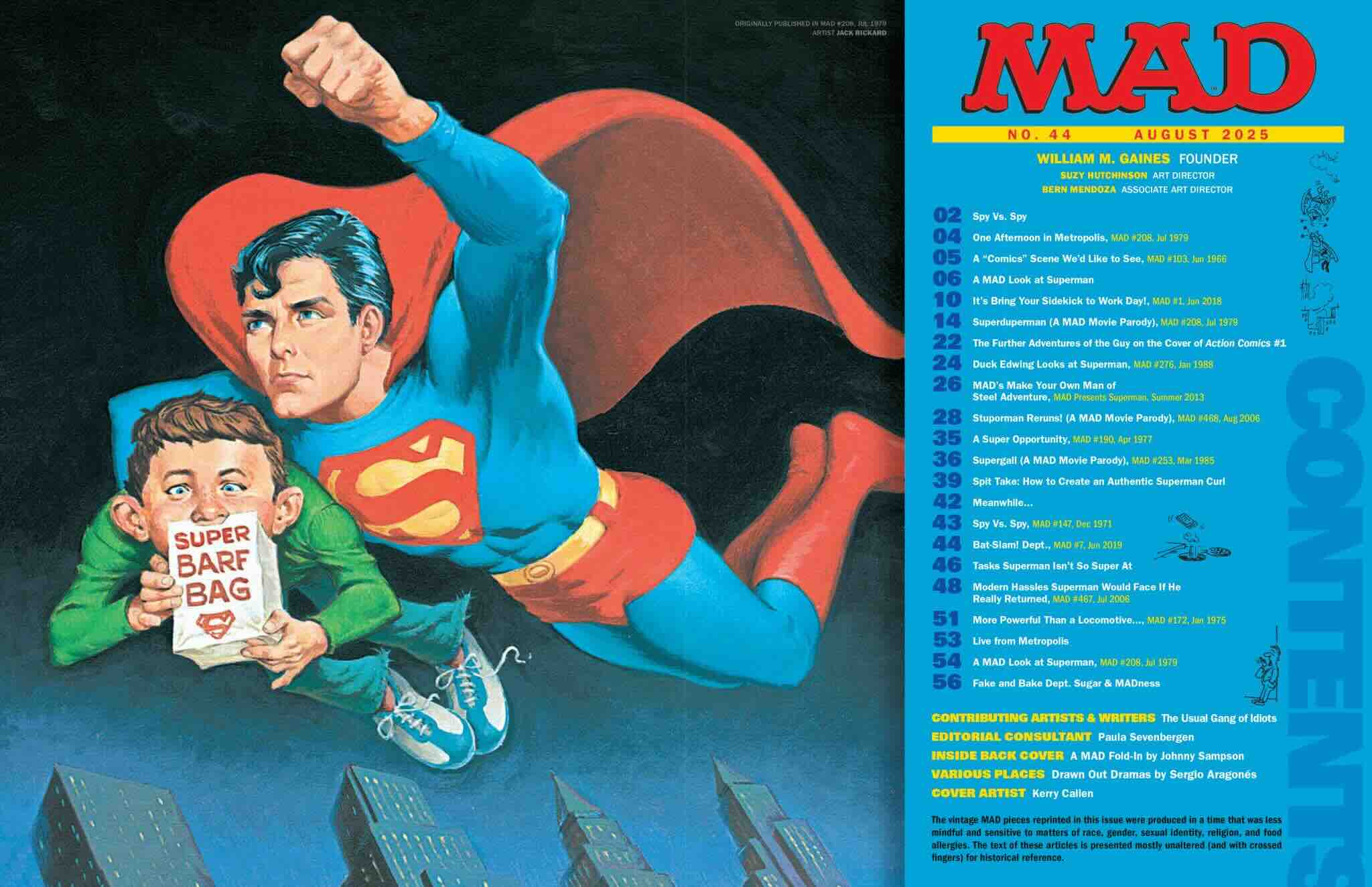 DC Comics, Inc. Mad Magazine #44