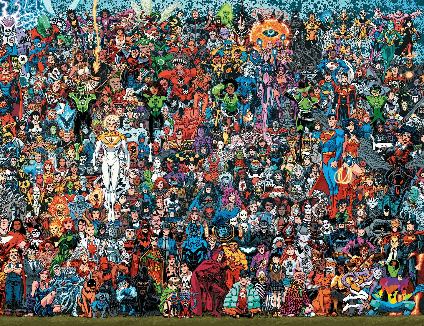 DC Comics, Inc. New History Of The DC Universe #1 2 3 4 Cover D Scott Koblish Legacy Wraparound Card Stock Variant Set