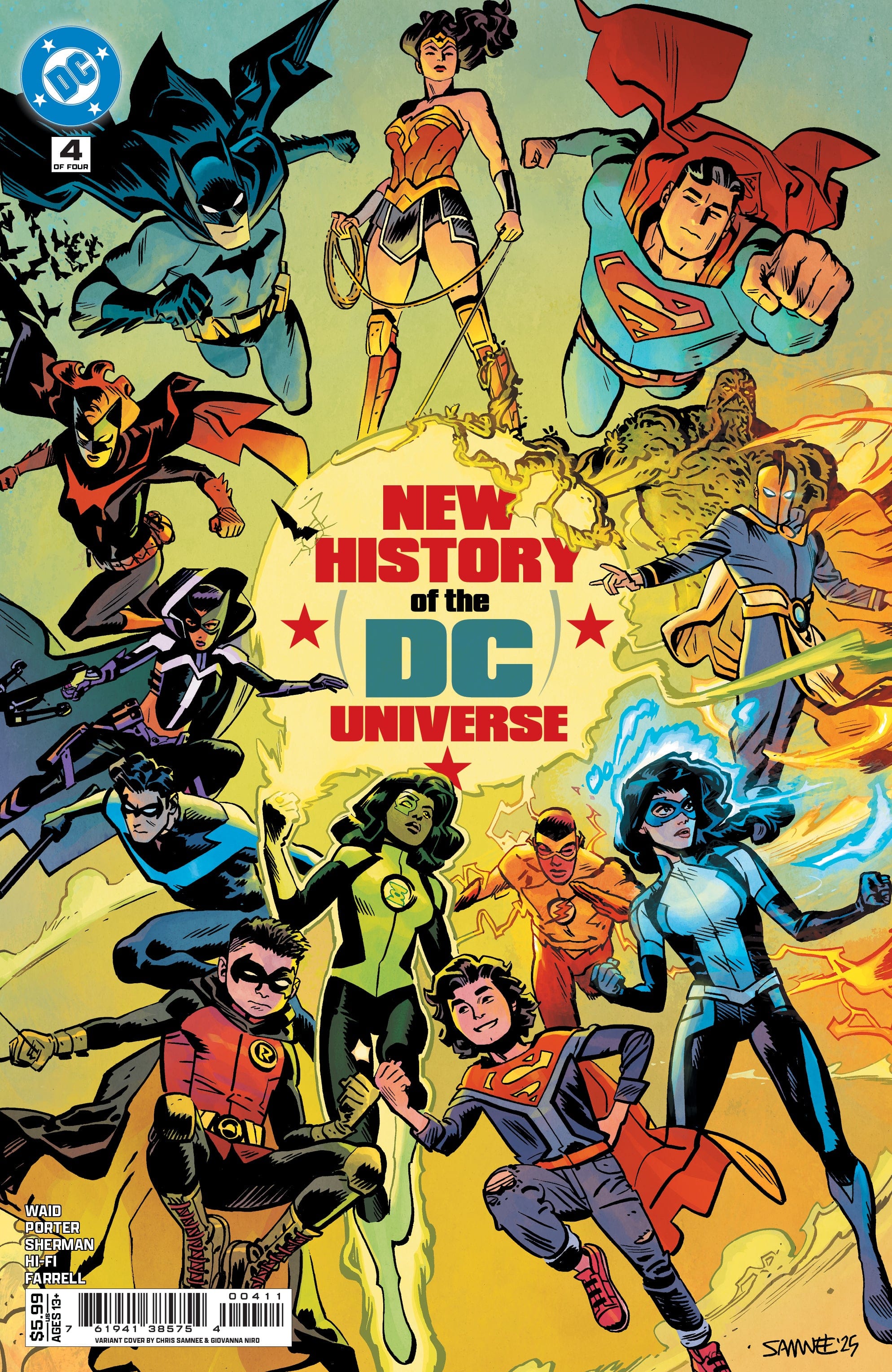 DC Comics, Inc. New History Of The DC Universe #4 (Of 4) Cover A Chris Samnee