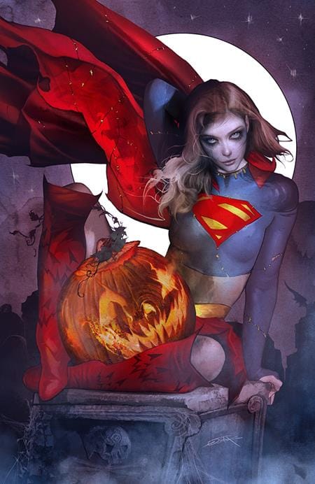 DC Comics, Inc. Supergirl #18 Cover E Dan Quintana Halloween Glow-In-The-Dark Card Stock Variant