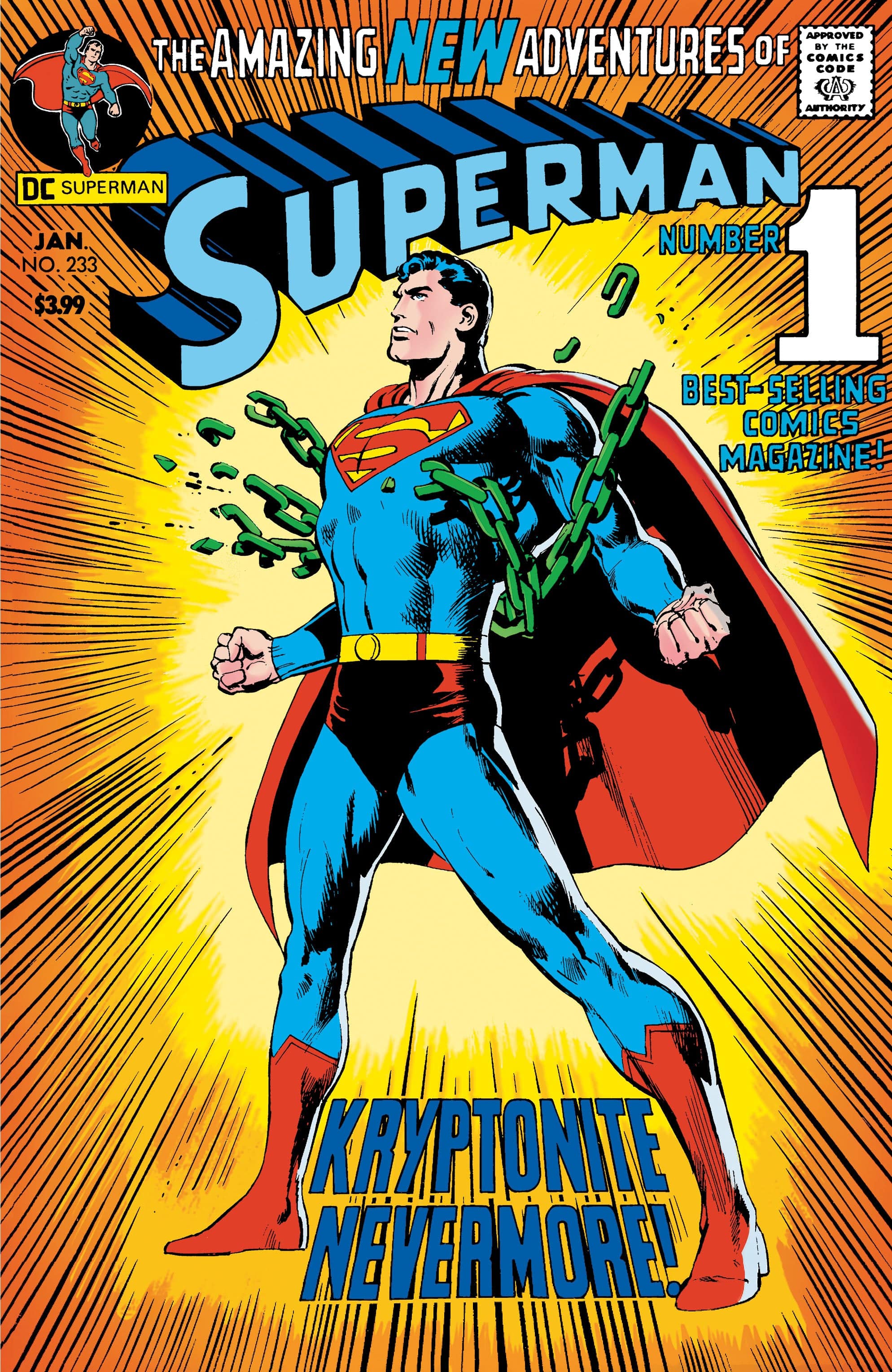 DC Comics, Inc. Superman #233 Facsimile Edition Cover A Neal Adams