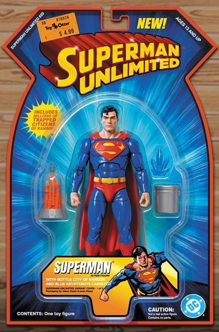 DC Comics, Inc. Superman Unlimited #20 Cover B Jason Geyer Superman With Kandor Action (Figure) Comics Card Stock Variant