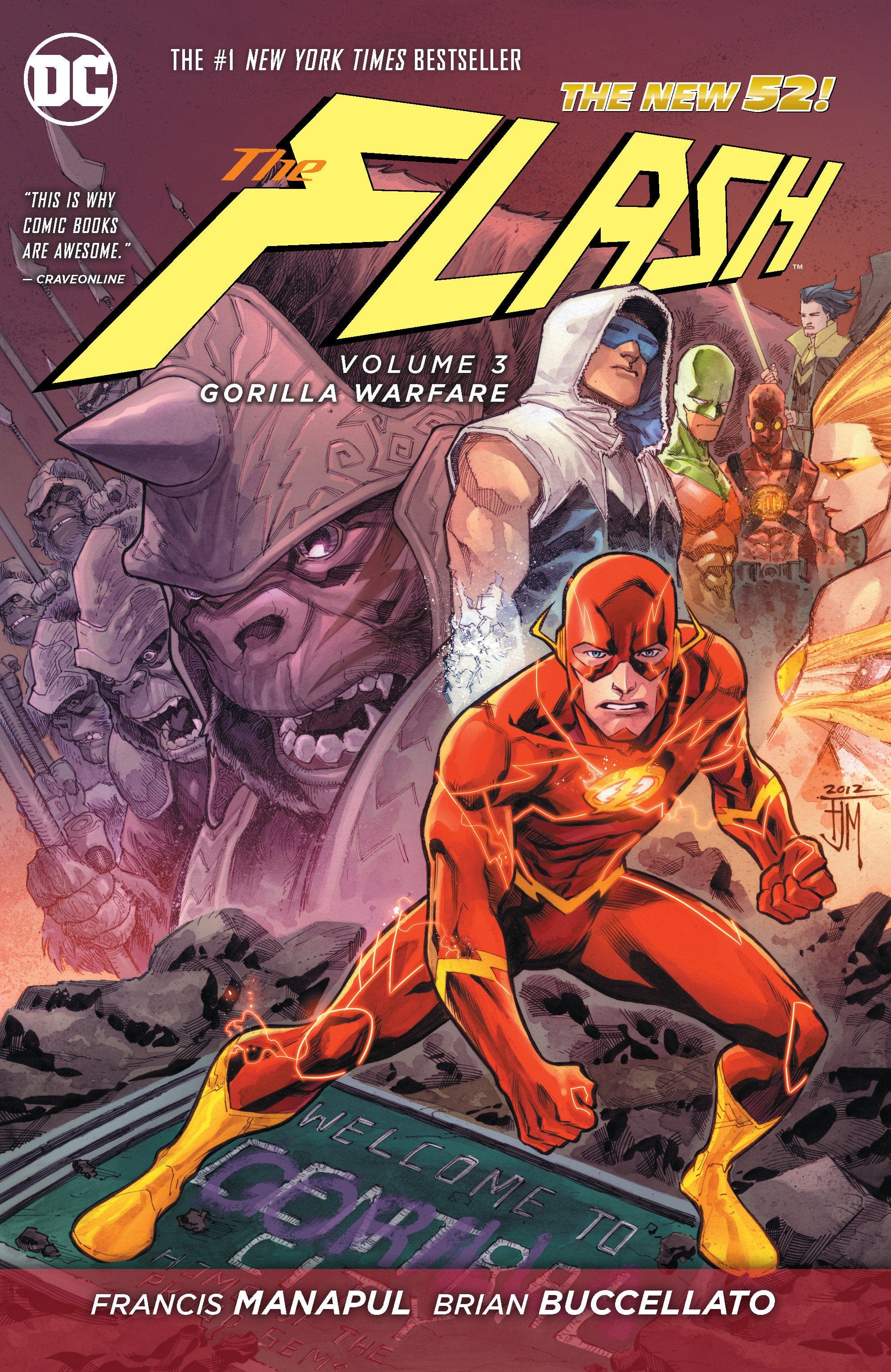DC Comics, Inc. The Flash Volume 3: Gorilla Warfare (The New 52)