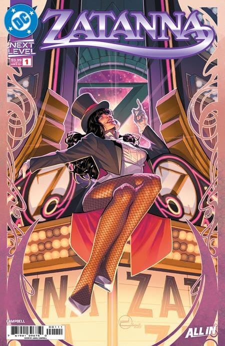 DC Comics, Inc. Zatanna (2026) #1 Cover A Jamal Campbell