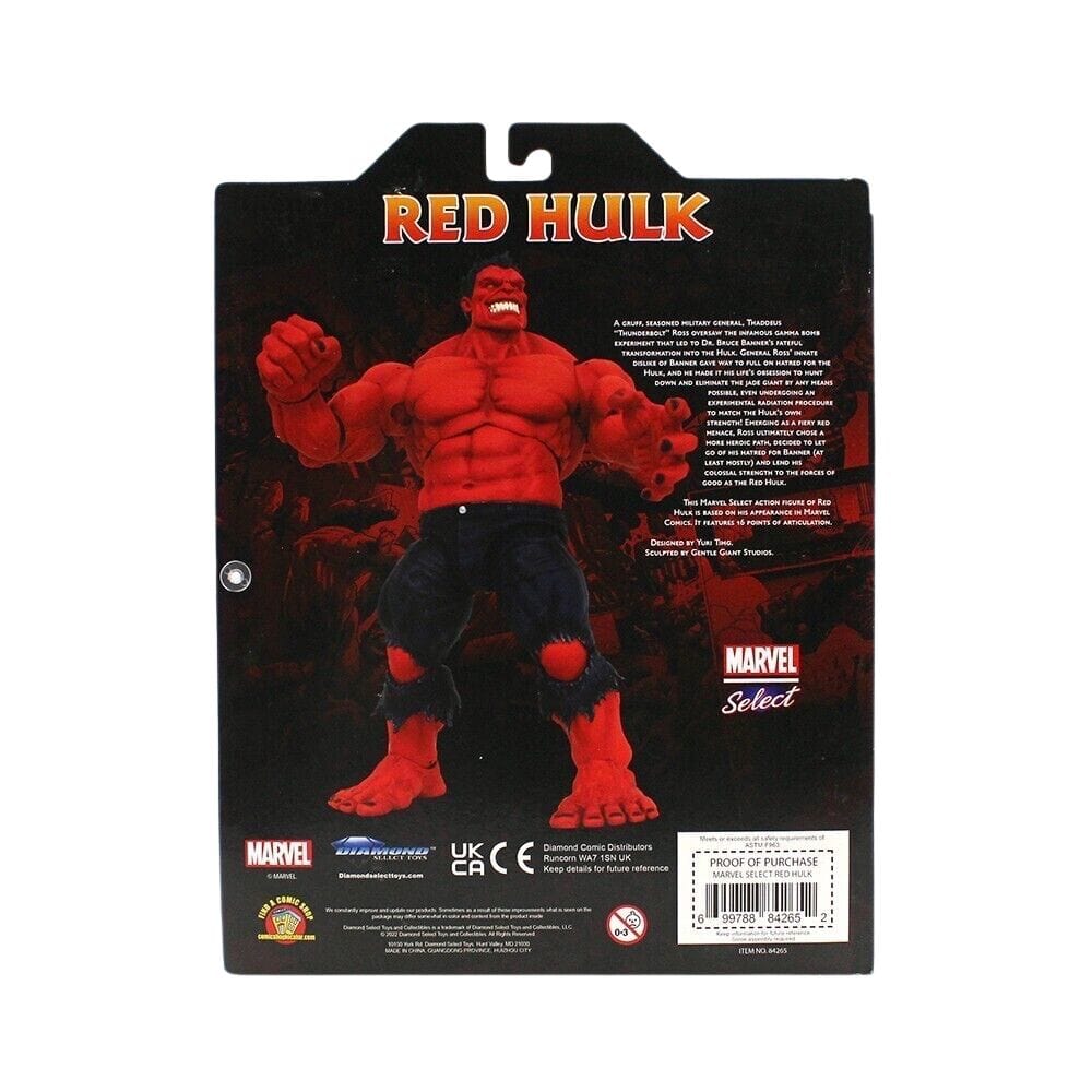 Diamond Select Toys Marvel Select Red Hulk Action Figure