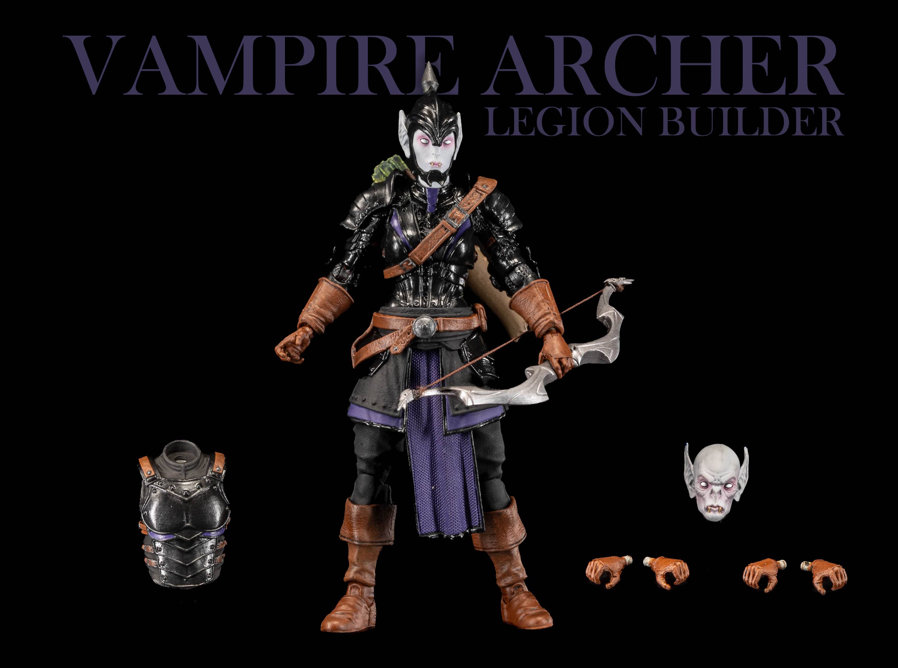 Four Horsemen Studios Mythic Legions Reinforcements 3 Vampire Archer Legion Builder Action Figure