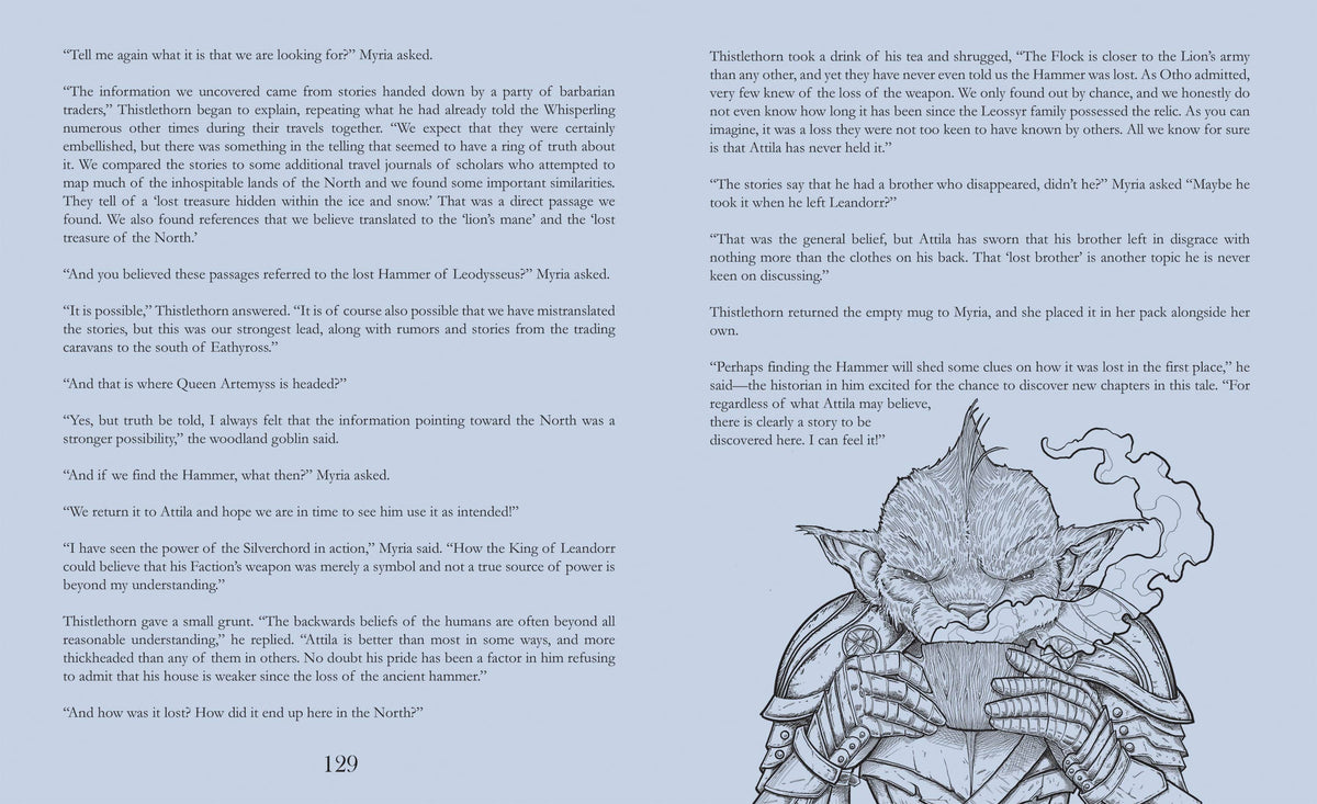 Four Horsemen Studios Mythic Legions: Rise of the Dark Four, Volume One Hardcover Book