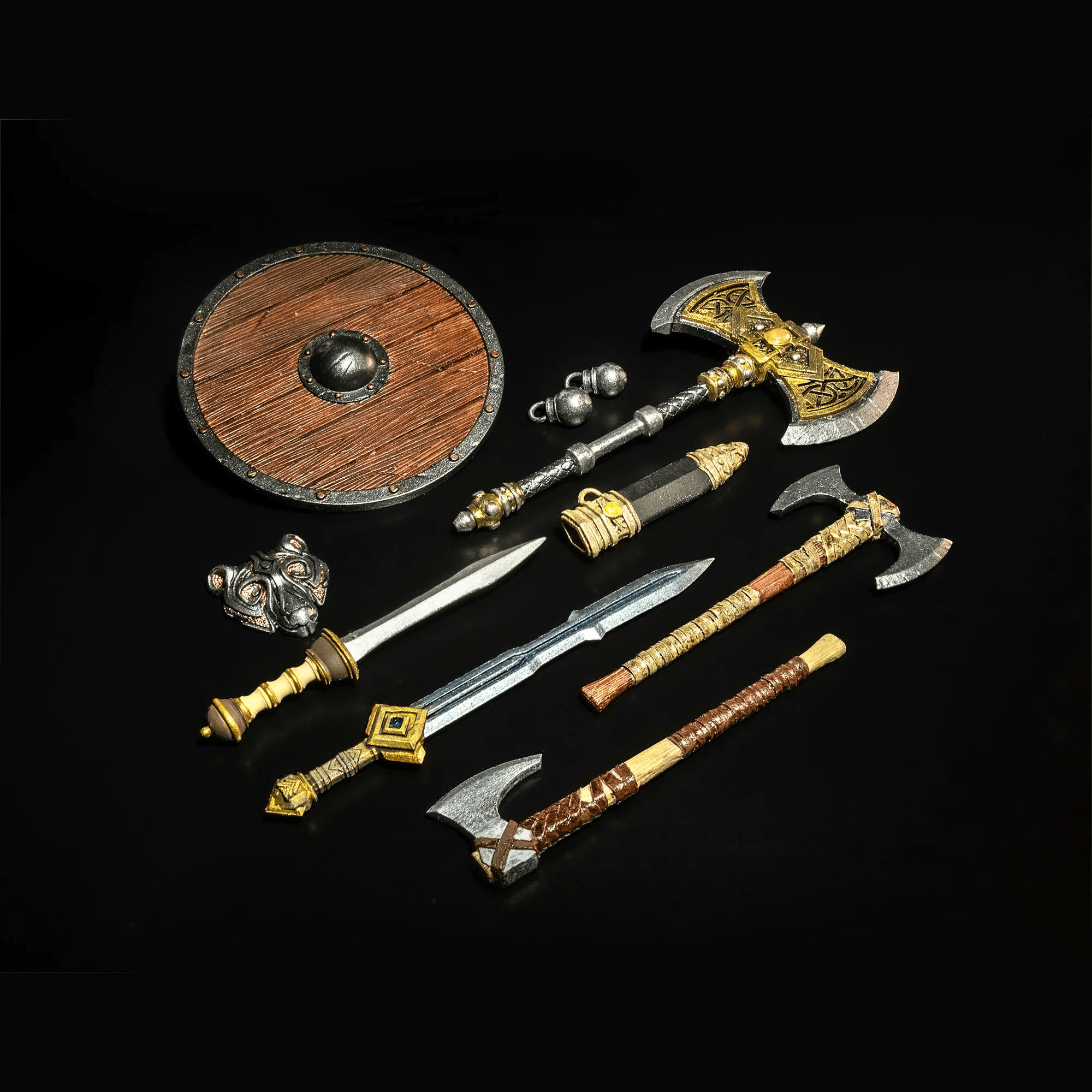 Four Horsemen Studios Mythic Legions Rising Sons Barbarian Weapons Pack