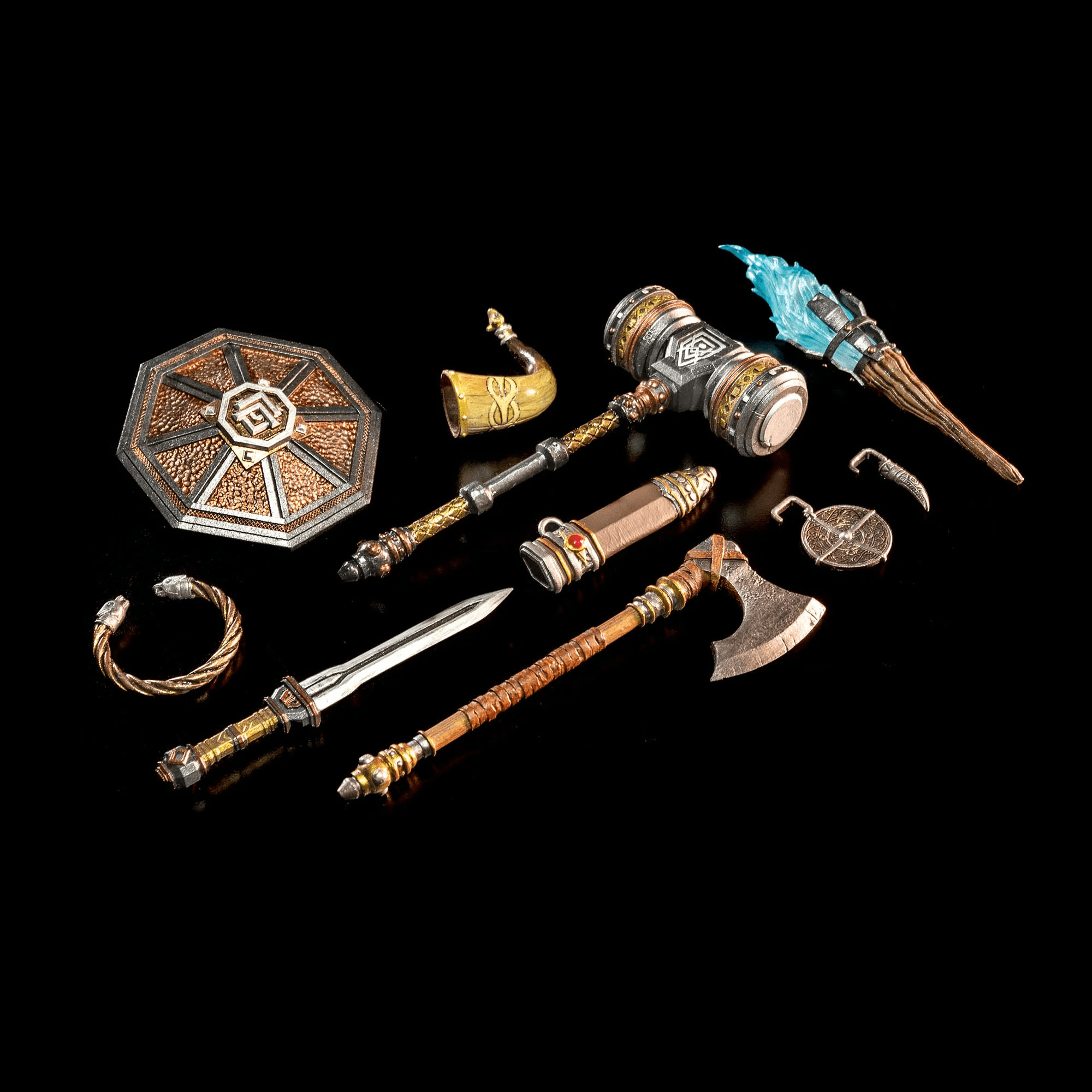 Four Horsemen Studios Mythic Legions Rising Sons Dwarf Weapons 2 Pack