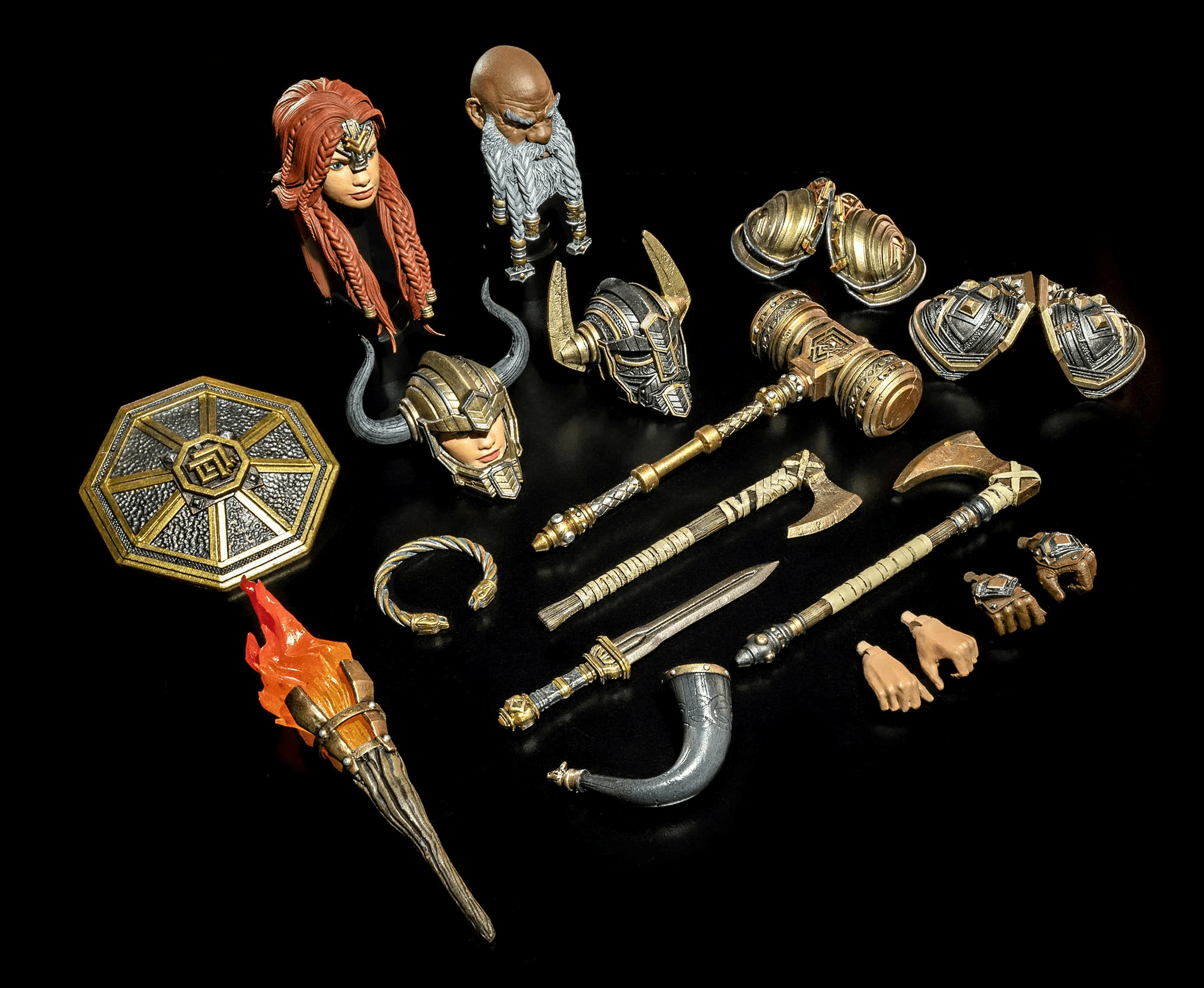 Four Horsemen Studios Mythic Legions Rising Sons Exiles from Under the Mountain (2-Pack) Action Figures