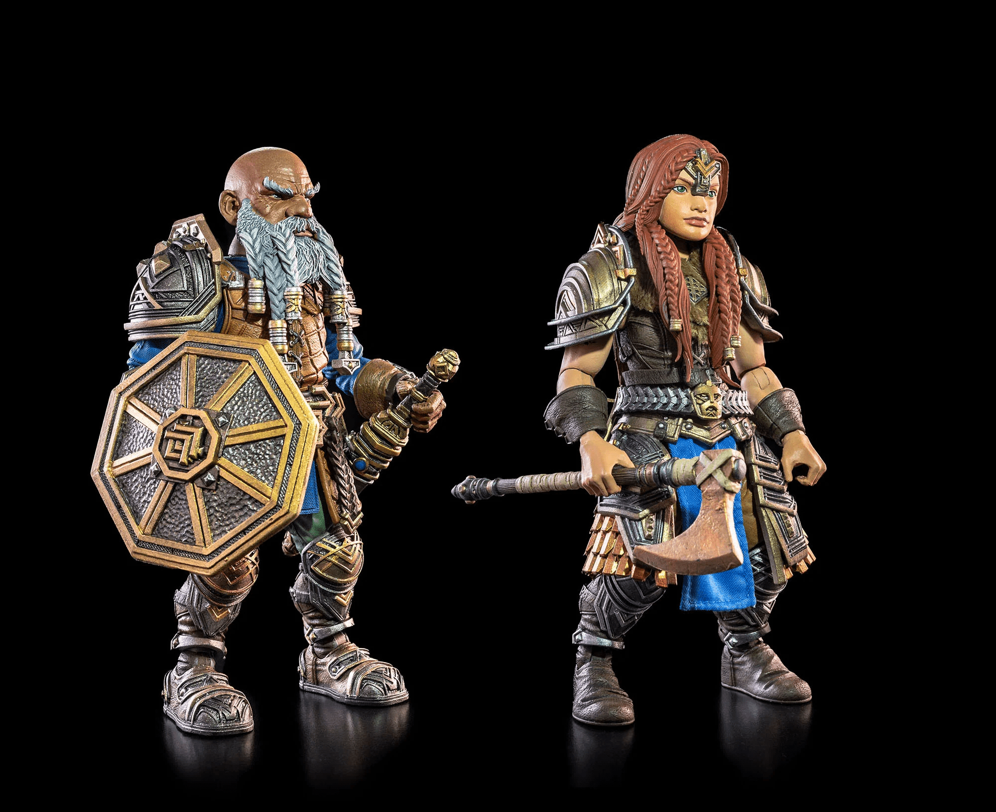 Four Horsemen Studios Mythic Legions Rising Sons Exiles from Under the Mountain (2-Pack) Action Figures