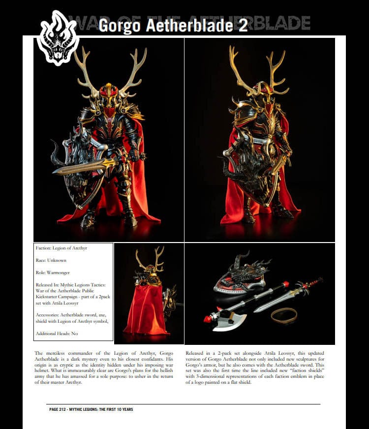 Four Horsemen Studios Mythic Legions: The First 10 Years Hardcover Book