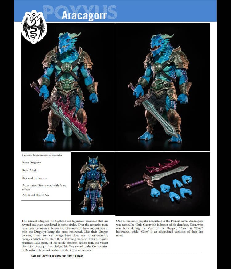 Four Horsemen Studios Mythic Legions: The First 10 Years Hardcover Book