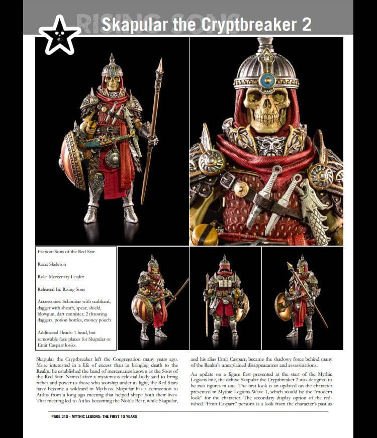 Four Horsemen Studios Mythic Legions: The First 10 Years Hardcover Book