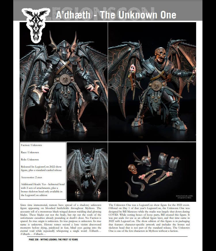 Four Horsemen Studios Mythic Legions: The First 10 Years Hardcover Book