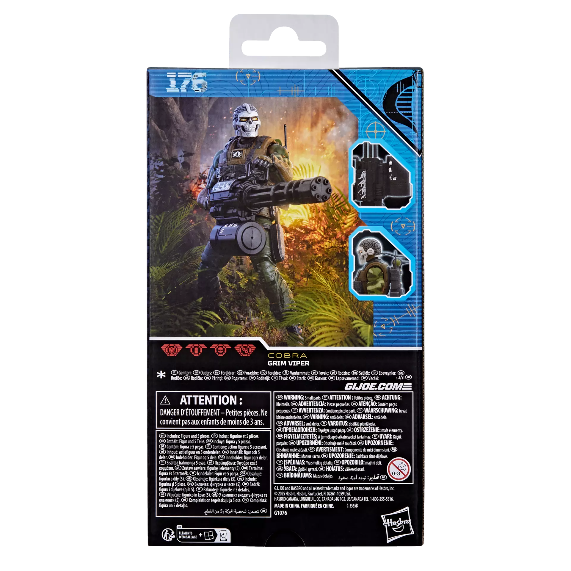 Hasbro G.I. Joe Classified Series #176 Grim Viper Action Figure