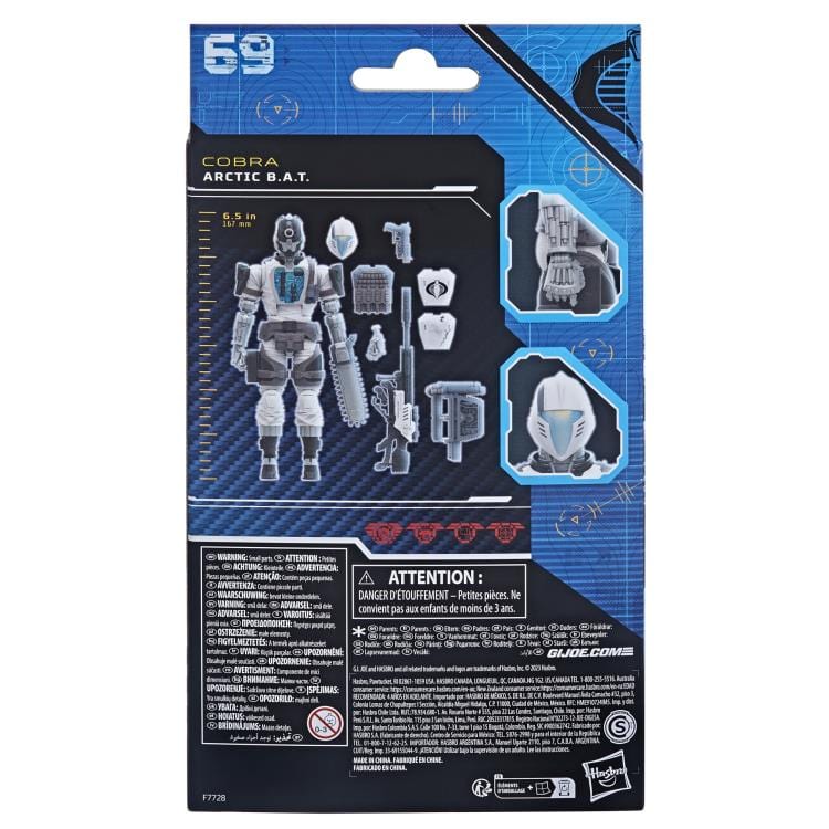 Hasbro G.I. Joe Classified Series Cobra Arctic B.A.T. Action Figure