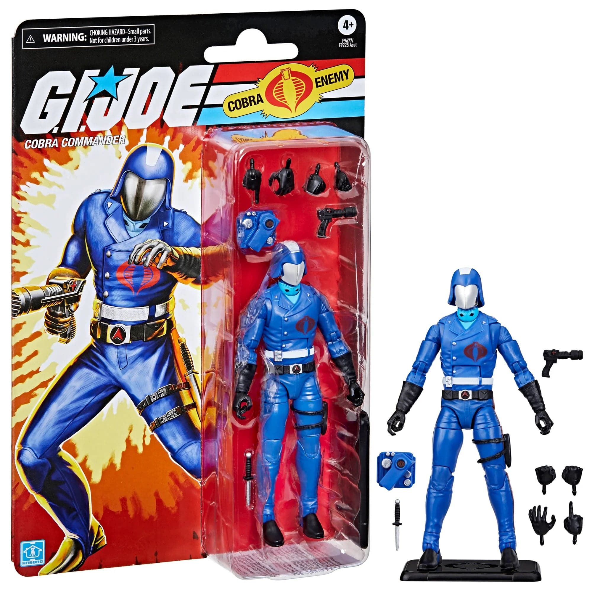 Hasbro G.I. Joe Classified Series Retro Cardback Cobra Commander Action Figure