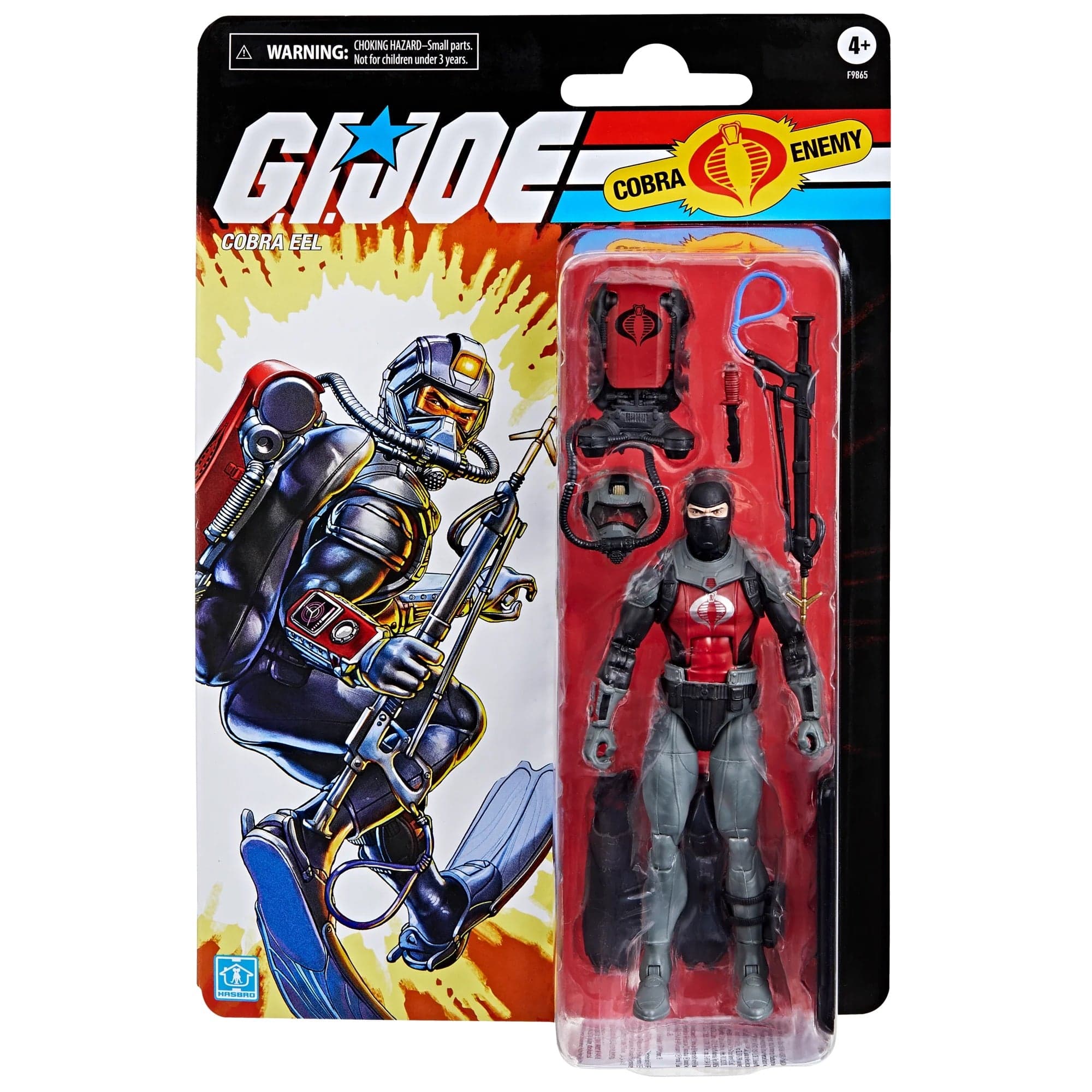 Hasbro G.I. Joe Classified Series Retro Cardback Cobra Eel Action Figure (Copy)