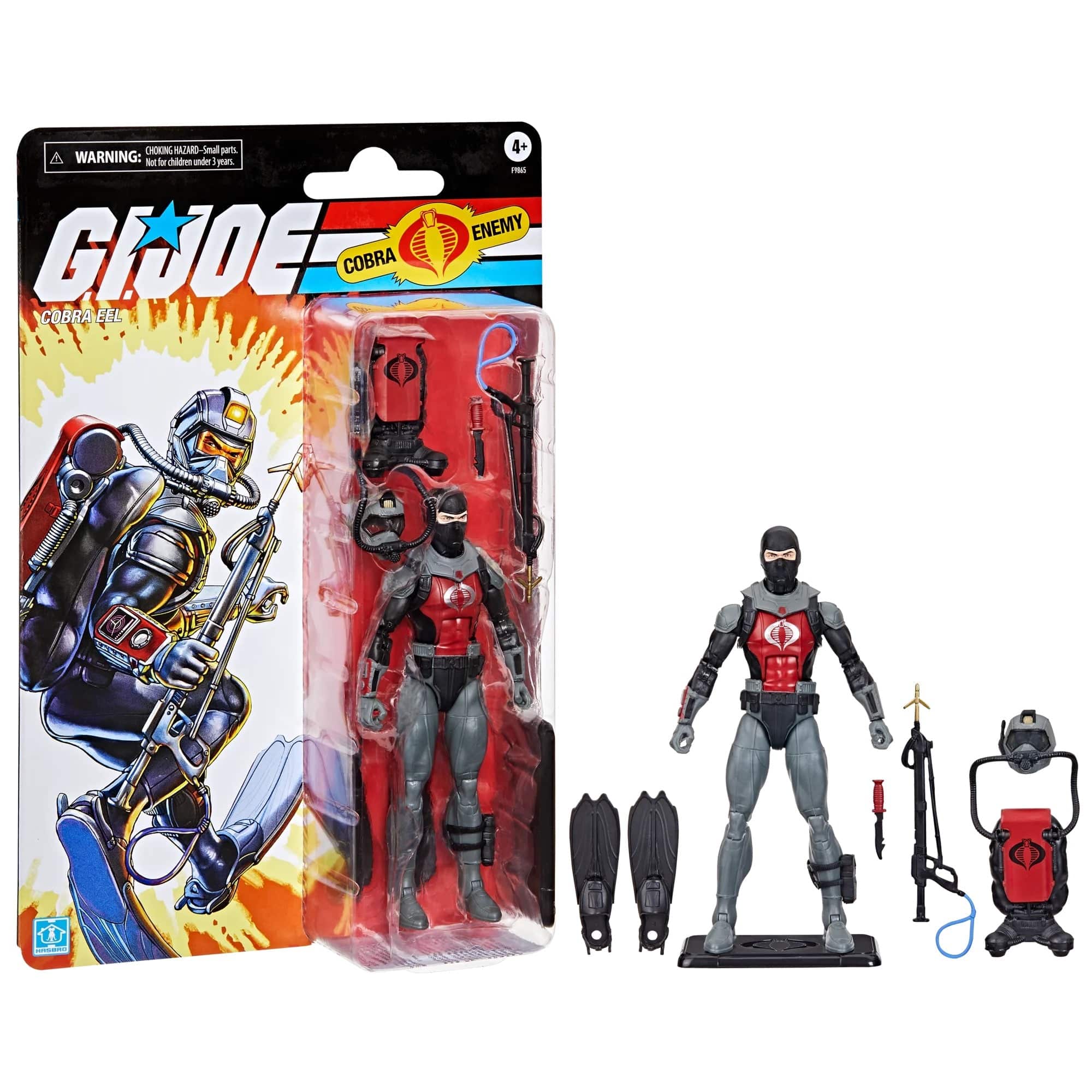 Hasbro G.I. Joe Classified Series Retro Cardback Cobra Eel Action Figure