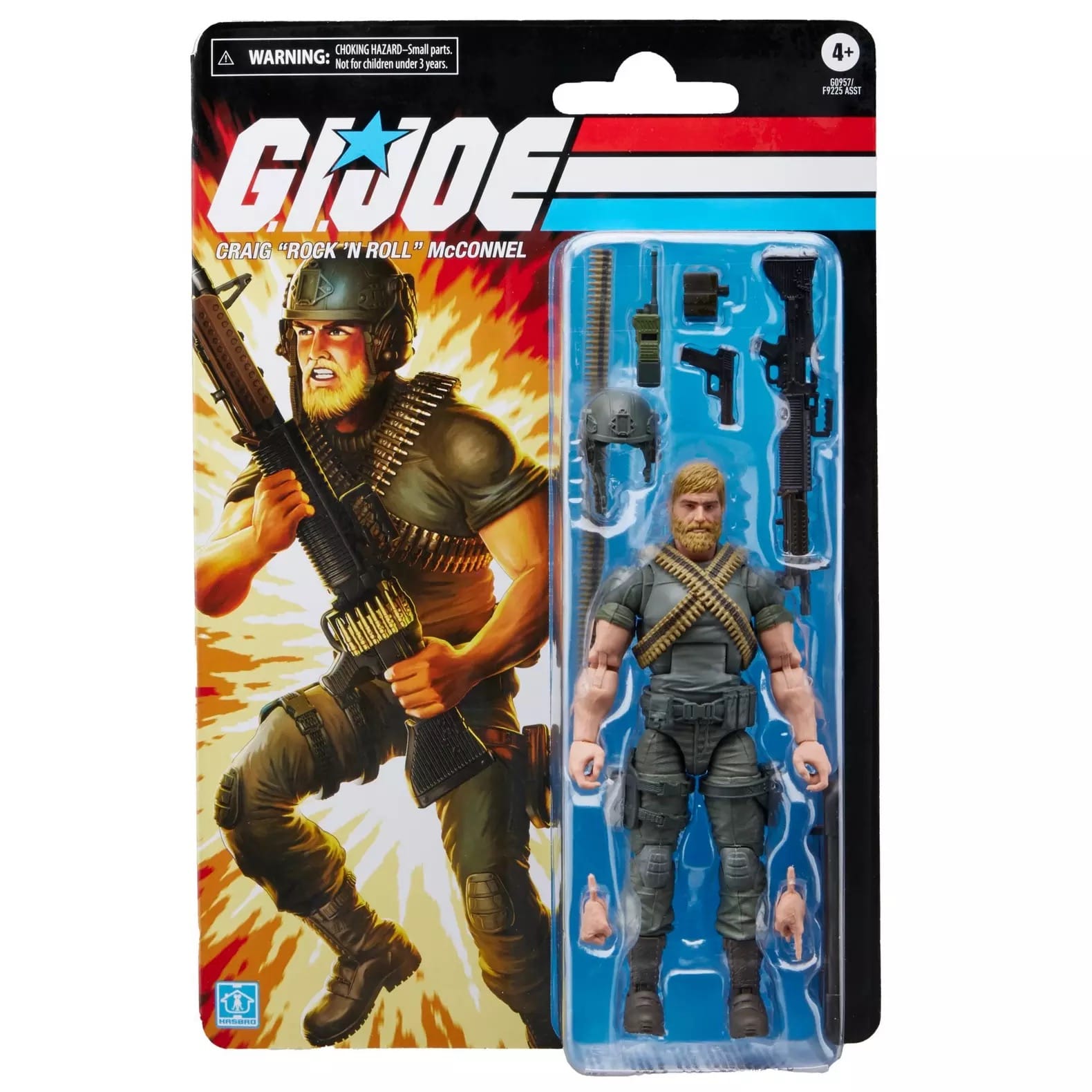 Hasbro G.I. Joe Classified Series Retro Cardback Craig “Rock ’N Roll” McConnel Action Figure