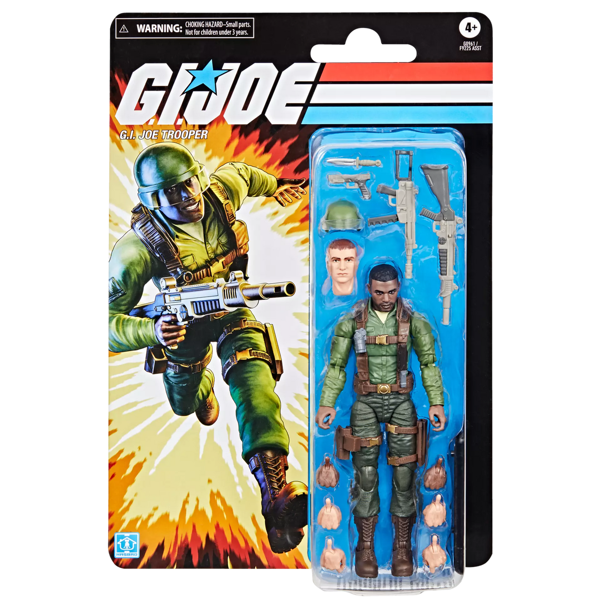 Hasbro G.I. Joe Classified Series Retro Cardback G.I. Joe Trooper Action Figure