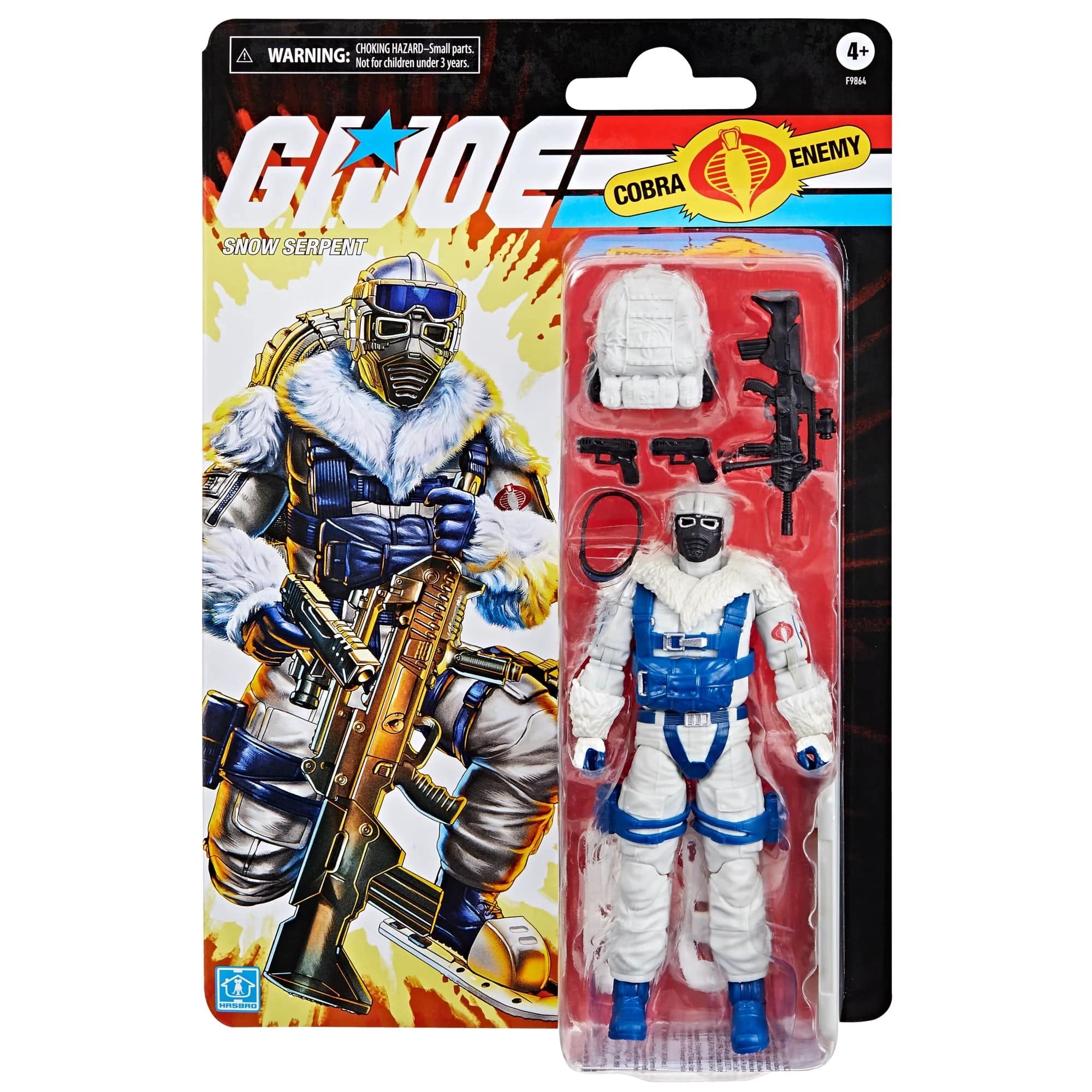 Hasbro G.I. Joe Classified Series Retro Cardback Snow Serpent Action Figure