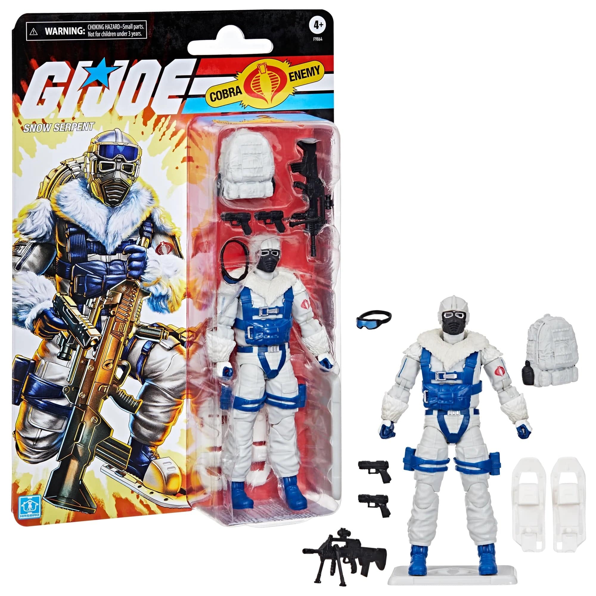 Hasbro G.I. Joe Classified Series Retro Cardback Snow Serpent Action Figure