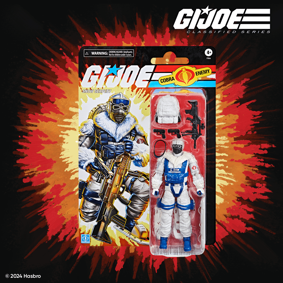 Hasbro G.I. Joe Classified Series Retro Cardback Snow Serpent Action Figure