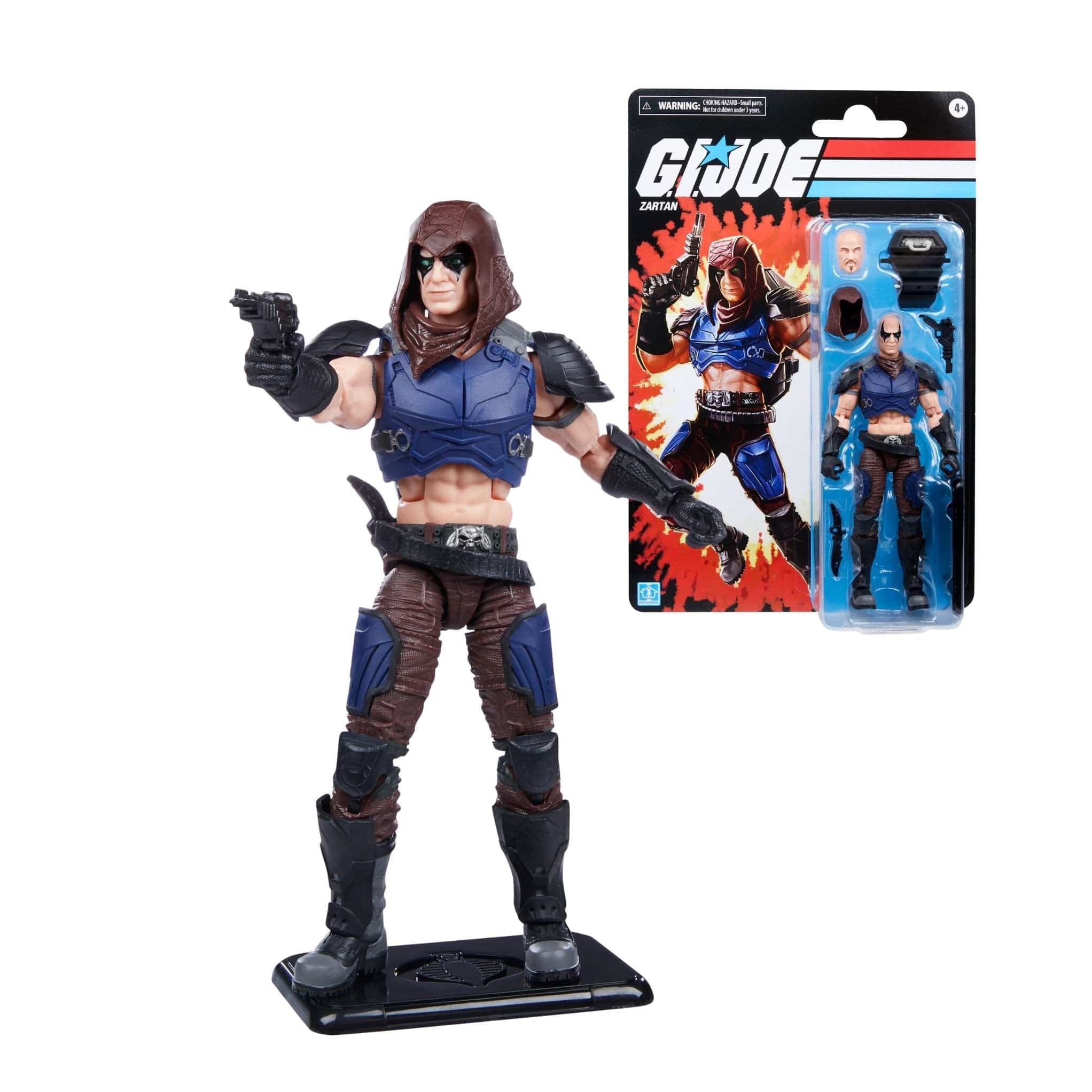 Hasbro G.I. Joe Classified Series Retro Cardback Zartan Action Figure