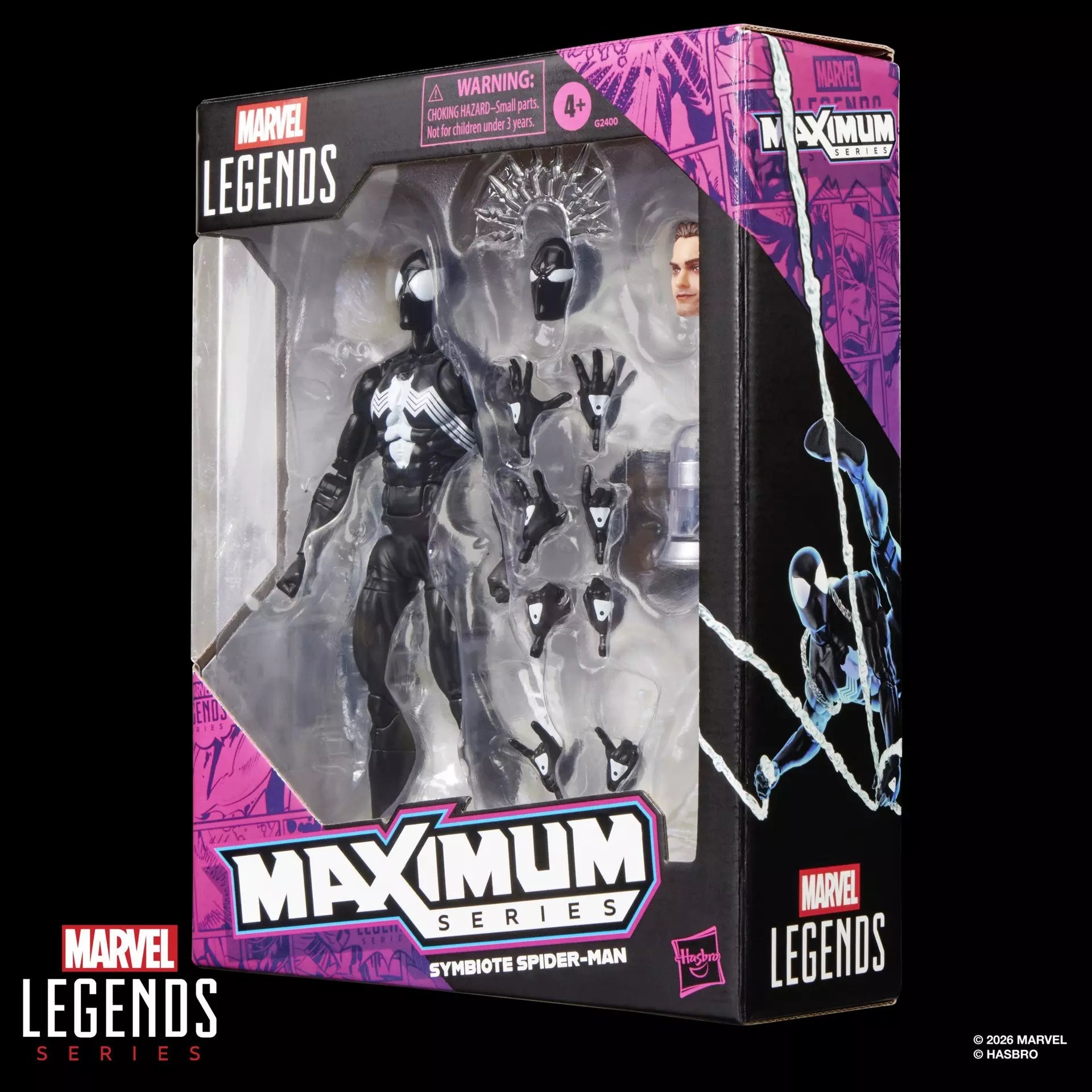 Hasbro Marvel Legends Maximum Series Symbiote Spider-Man Action Figure
