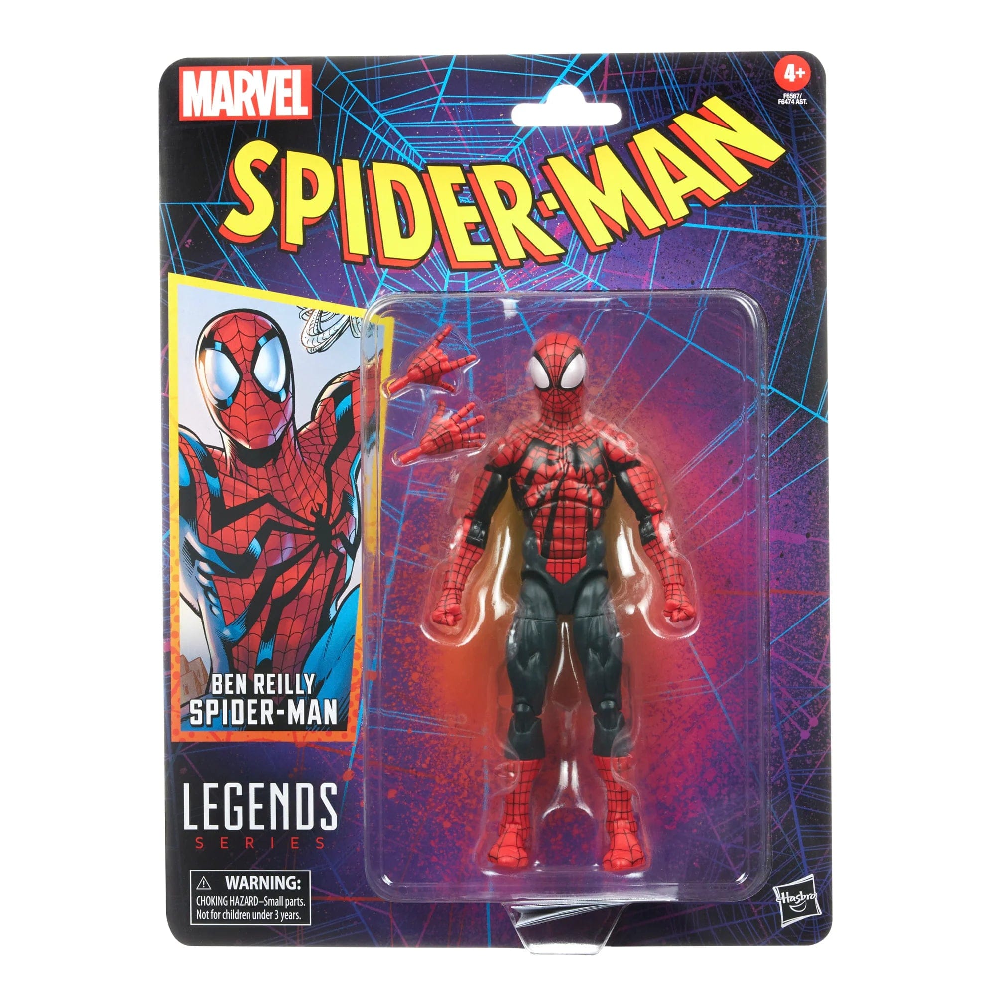 Hasbro Marvel Legends Series Ben Reilly Spider-Man Action Figure