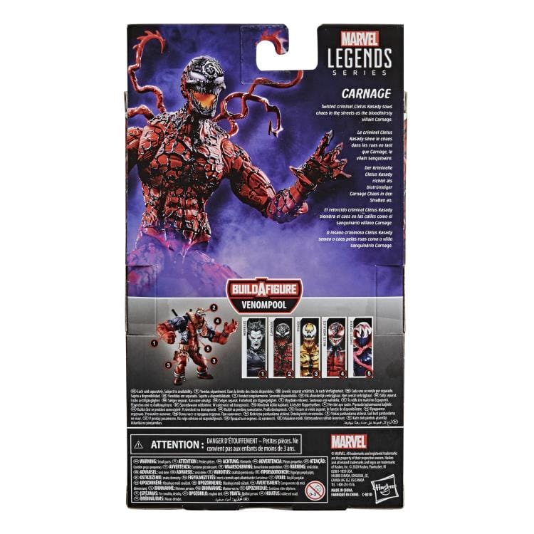 Hasbro Marvel Legends Series Carnage Action Figure (Venompool Build-A-Figure)