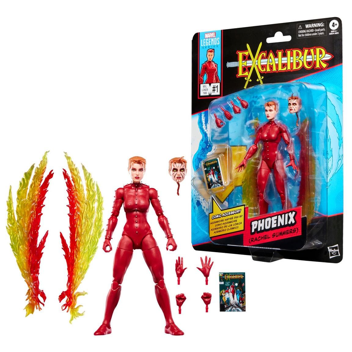 Hasbro Marvel Legends Series Excalibur #1 Phoenix (Rachel Summers) Action Figure