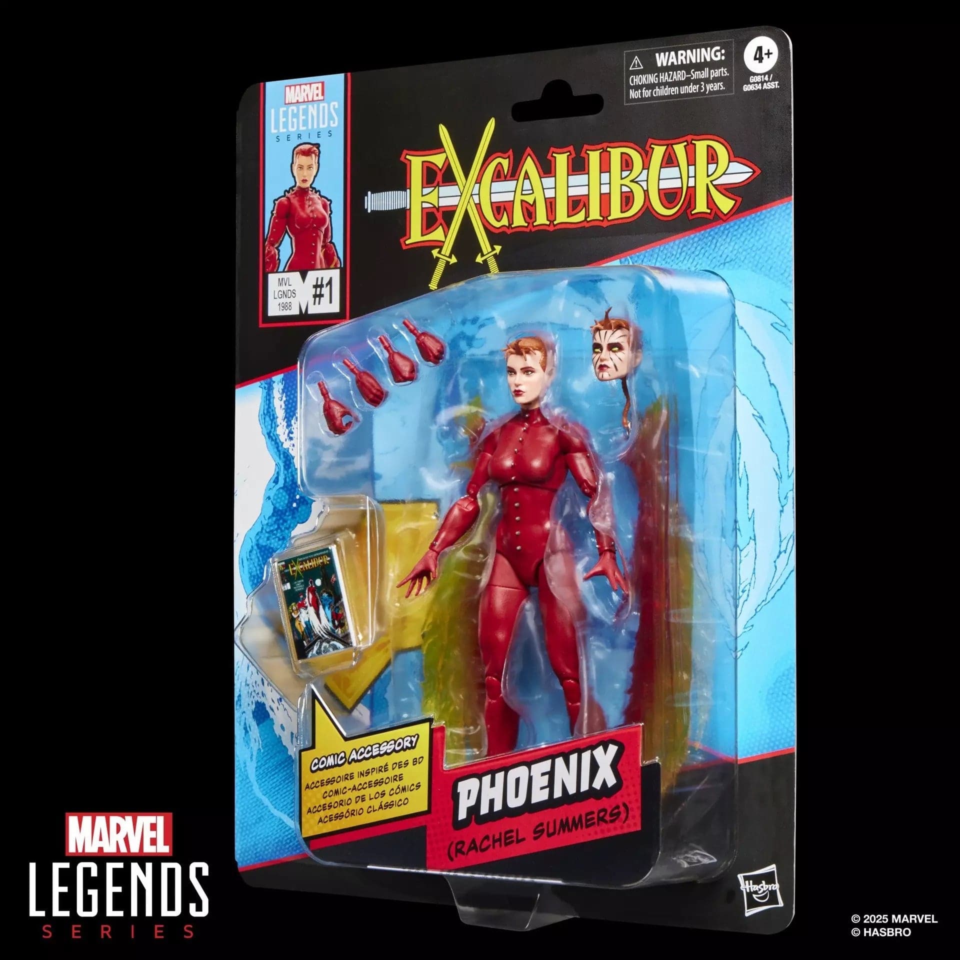 Hasbro Marvel Legends Series Excalibur #1 Phoenix (Rachel Summers) Action Figure