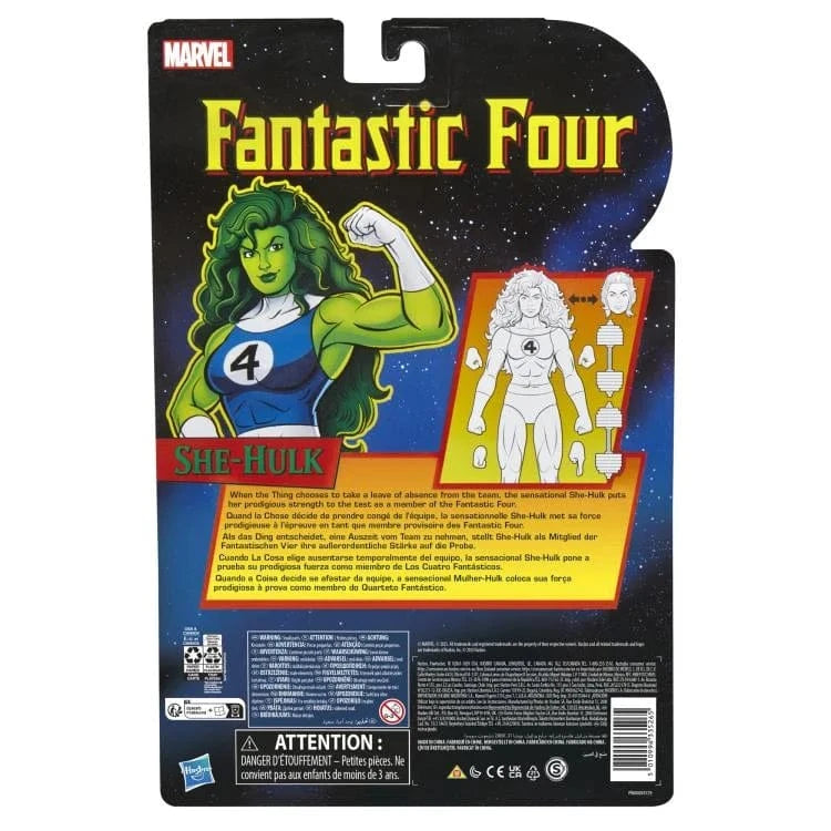 Hasbro Marvel Legends Series Fantastic Four Retro Collection She-Hulk Action Figure