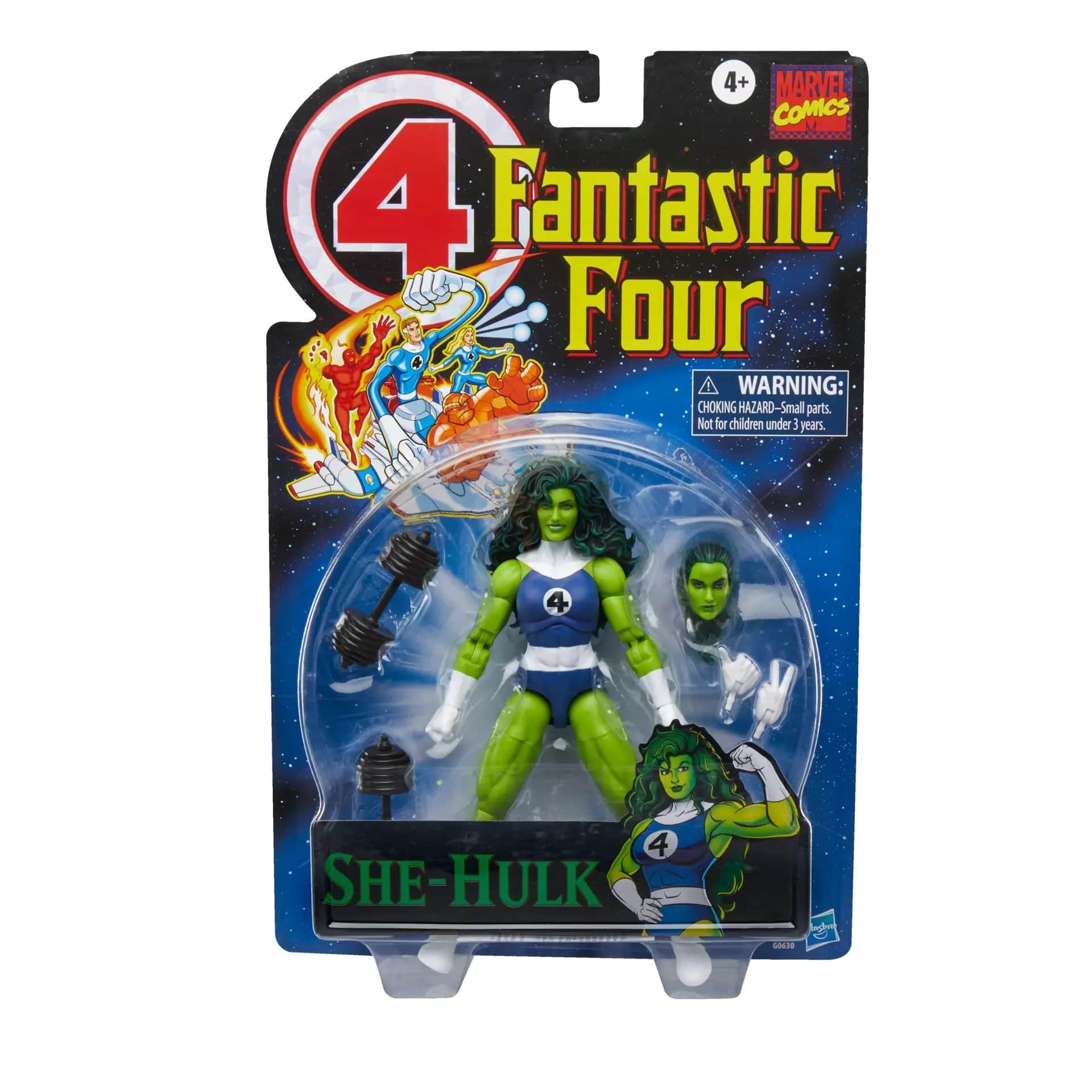 Hasbro Marvel Legends Series Fantastic Four Retro Collection She-Hulk Action Figure
